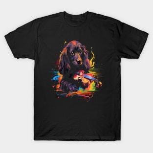 Boykin Spaniel Playing Violin T-Shirt